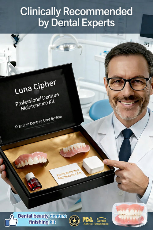 👑2026 Eaily Hot Sale Ends Today: 70% OFF! Luna Cipher Custom Custom-Fit Full Functional DenturesMake you more confident