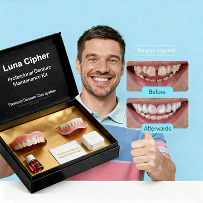 👑2026 Eaily Hot Sale Ends Today: 70% OFF! Luna Cipher Custom Custom-Fit Full Functional DenturesMake you more confident