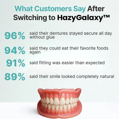 🦷HazyGalaxy™ Custom-Fit Functional Dentures — Up to 70% OFF for a More Confident Smile!