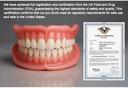 🦷HazyGalaxy™ Custom-Fit Functional Dentures — Up to 70% OFF for a More Confident Smile!
