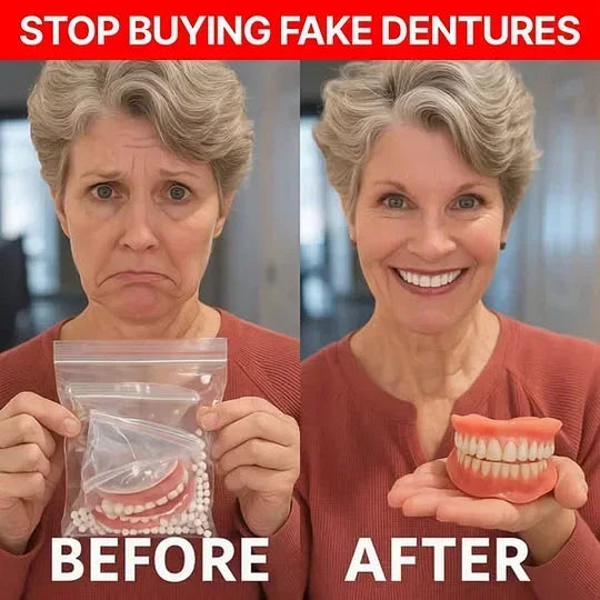 🦷HazyGalaxy™ Custom-Fit Functional Dentures — Up to 70% OFF for a More Confident Smile!