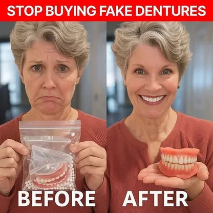 🦷HazyGalaxy™ Custom-Fit Functional Dentures — Up to 70% OFF for a More Confident Smile!